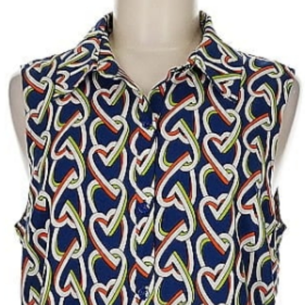 CAbi Amour Dress OR Open Vest Sz Medium Hearts Excellent condition - Picture 11 of 11